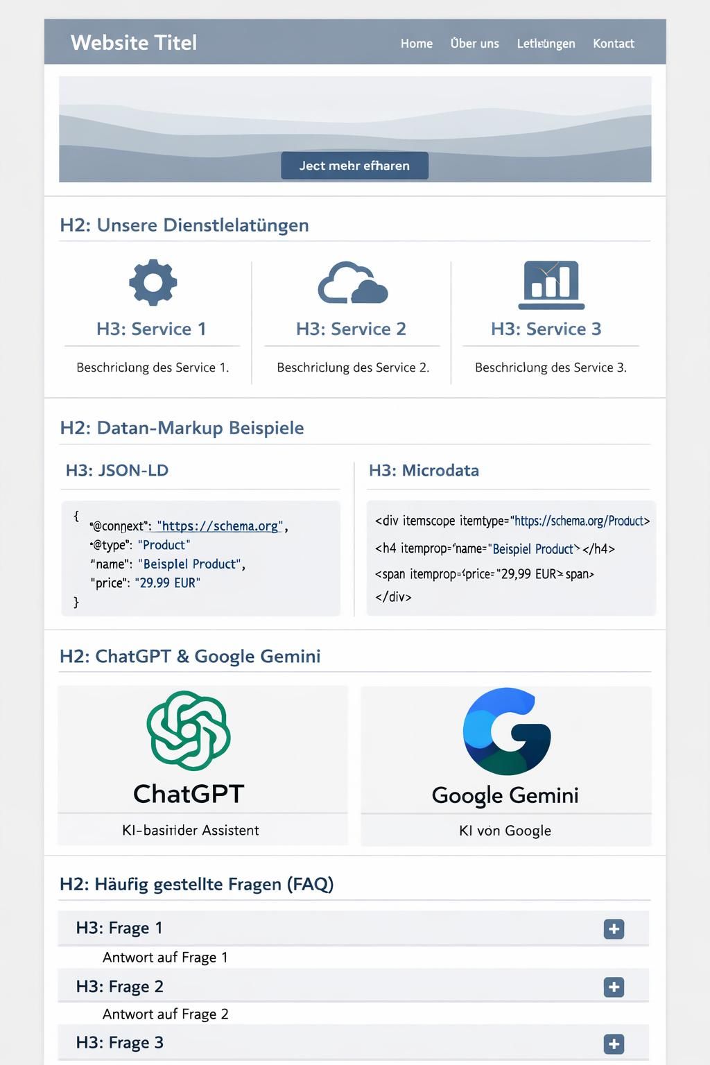 erfahren sie, wie sie inhalte optimal strukturieren, damit sie effektiv in antworten von chatgpt und google gemini integriert werden können. praktische tipps zur klaren und verständlichen gestaltung ihrer texte.