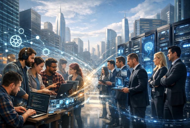 entdecken sie, wie der wettbewerb zwischen open source und big tech den ki-markt revolutioniert und neue innovationen sowie chancen schafft.